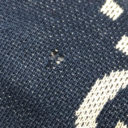 GUCCI Pants 496920 cotton Navy GG Jacquard All-Over Print Truck mens ‚l Used Authentic