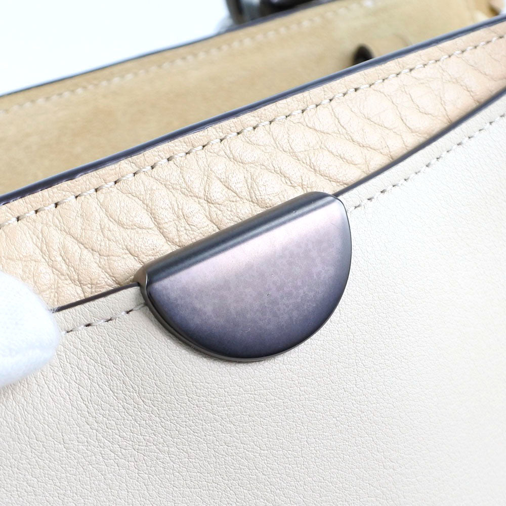 COACH Handbag 69613 Suede, Calfskin Beige / Brown Dreamer 36 Women Used Authentic