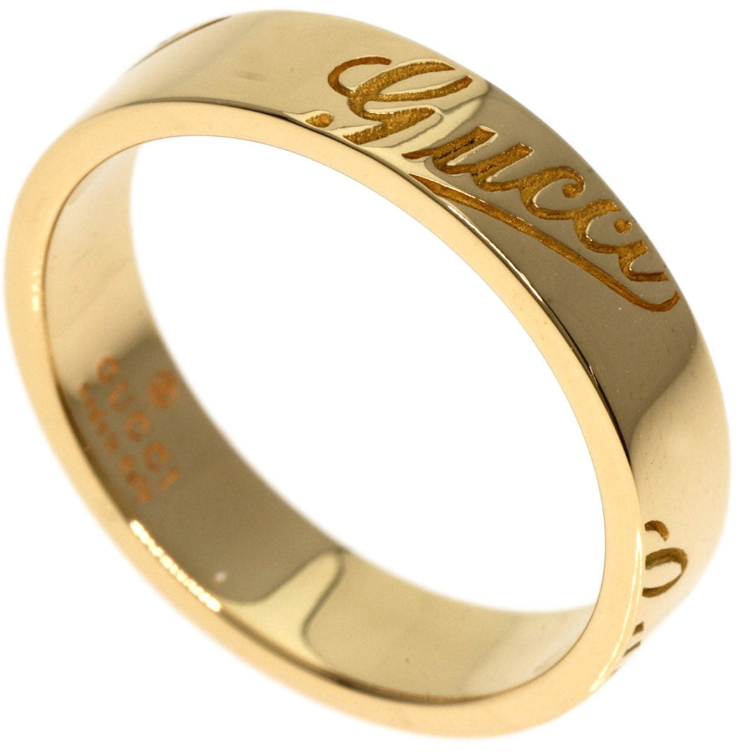 GUCCI Ring 18K Yellow Gold gold Icon Print #9
