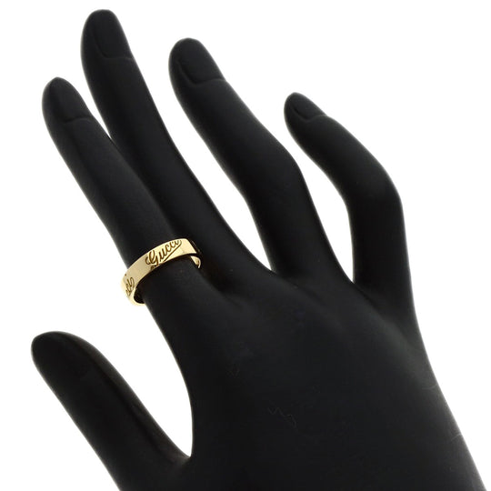 GUCCI Ring 18K Yellow Gold gold Icon Print #9