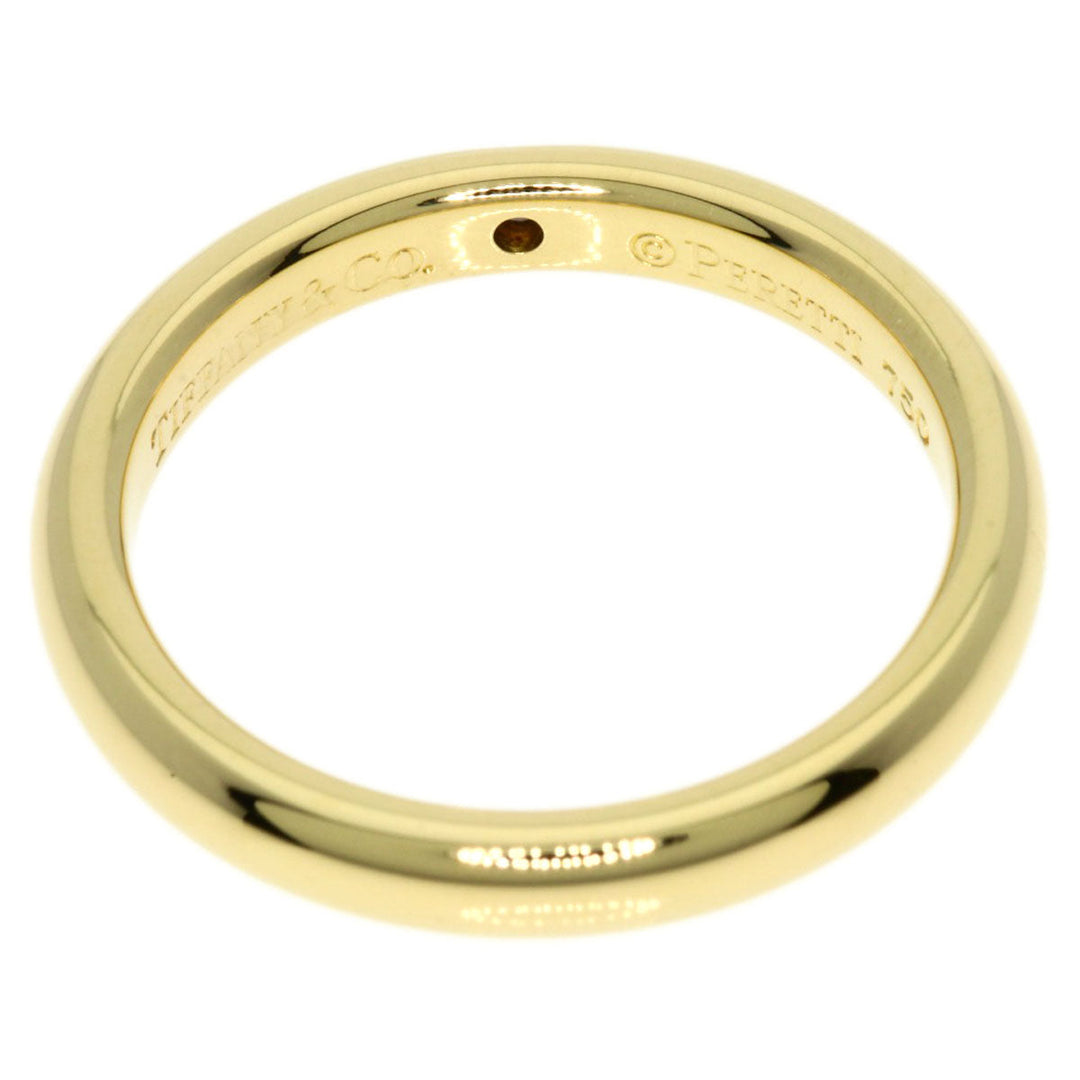 TIFFANY&Co. Ring 18K Yellow Gold gold Stacking Band 1P Diamond Women Used Authentic