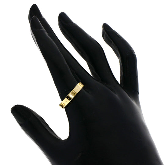 GUCCI Ring 18K Yellow Gold gold Icon # 19 Women Used Authentic