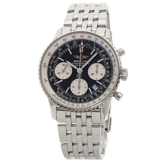 BREITLING Watches A23322 Stainless Steel Silver Navitimer Chronograph mens Used Authentic