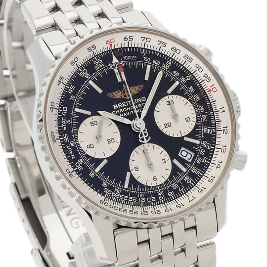 BREITLING Watches A23322 Stainless Steel Silver Navitimer Chronograph mens Used Authentic