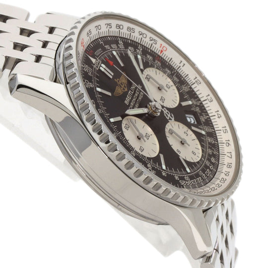 BREITLING Watches A23322 Stainless Steel Silver Navitimer Chronograph mens Used Authentic