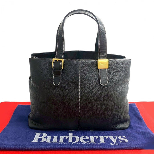 BURBERRY Handbag leather black
