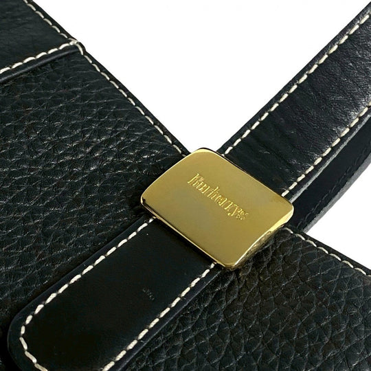 BURBERRY Handbag leather black
