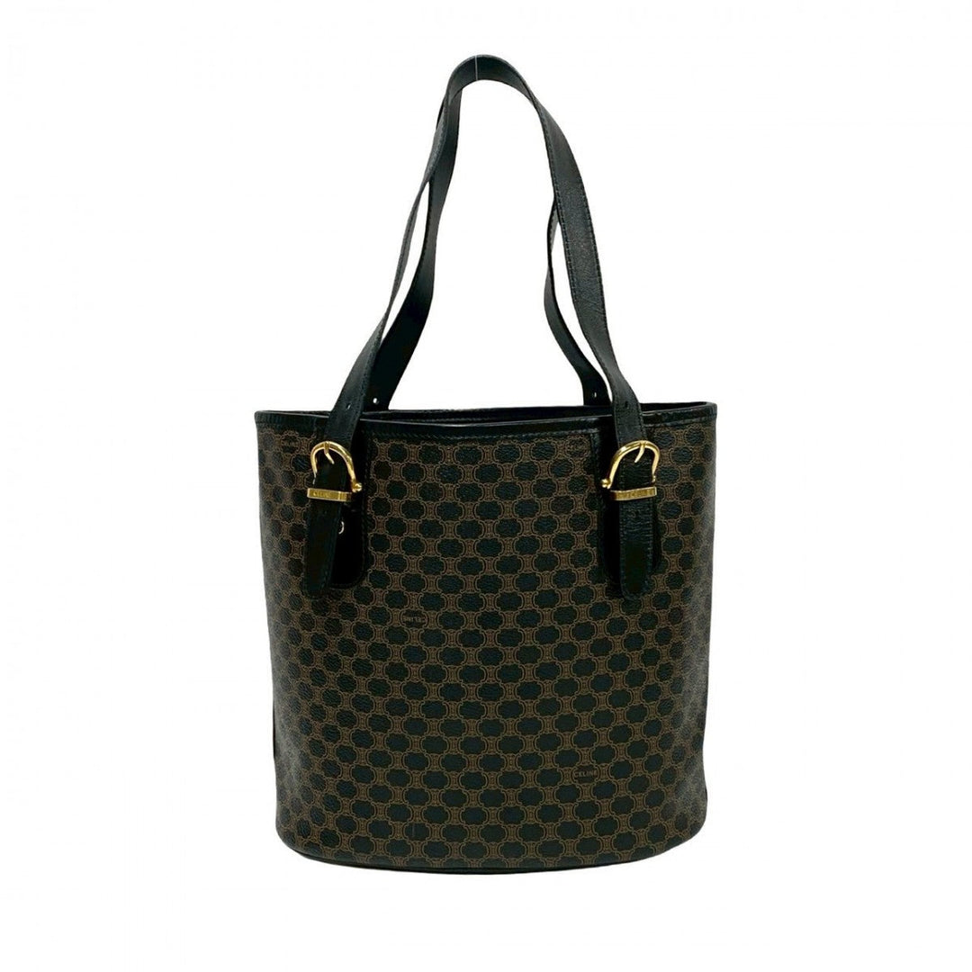 CELINE Tote Bag leather Brown