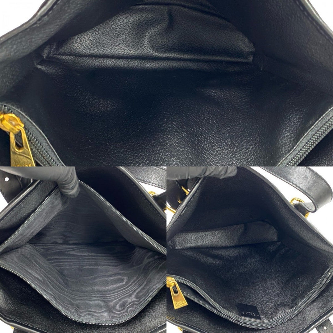 CELINE Tote Bag leather Brown