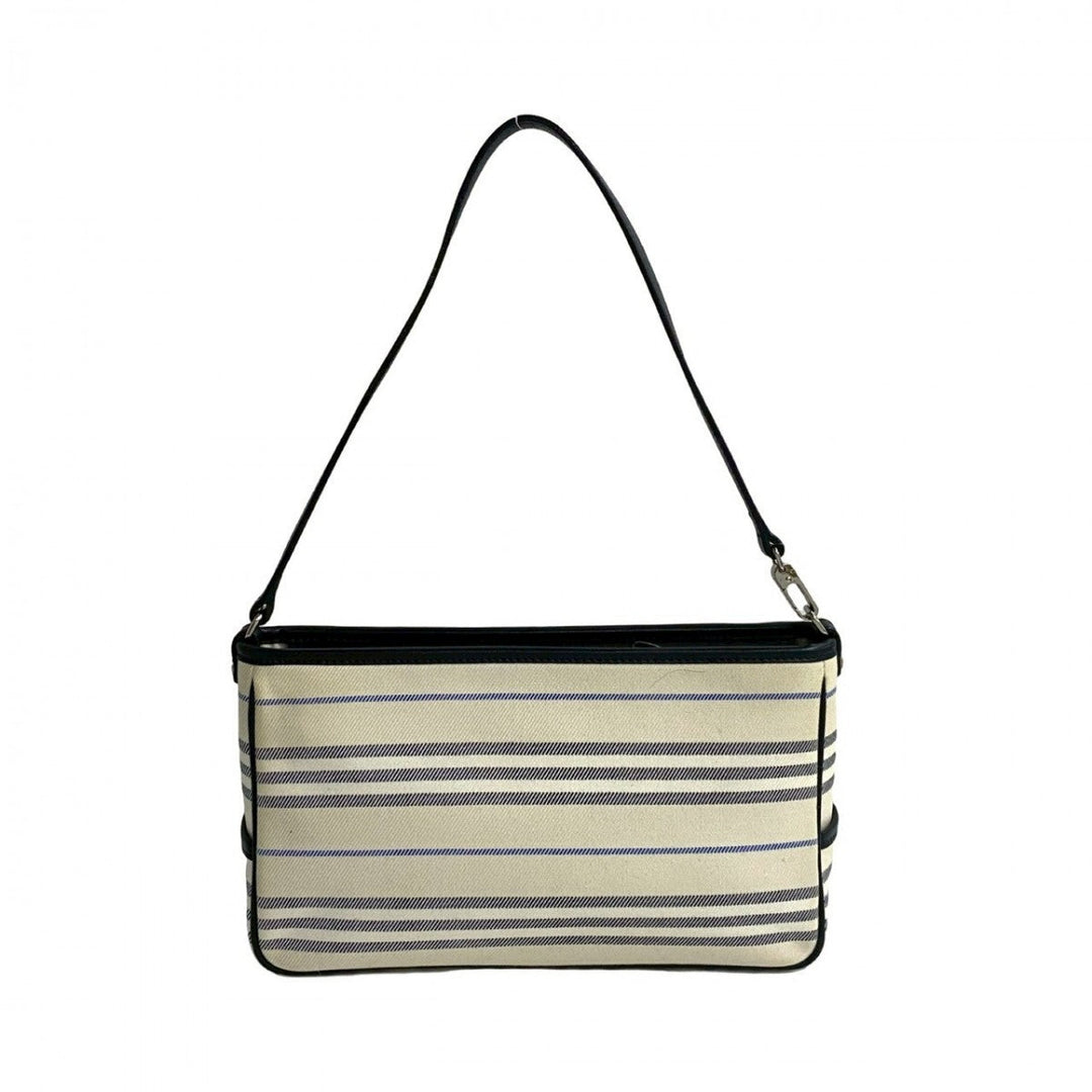 BURBERRY Shoulder Bag canvas white