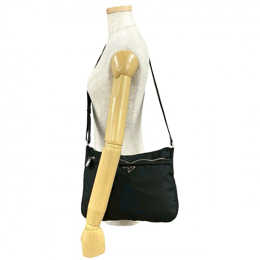 PRADA Shoulder Bag Nylon black