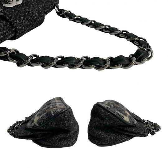 CHANEL Shoulder Bag tweed multicolor