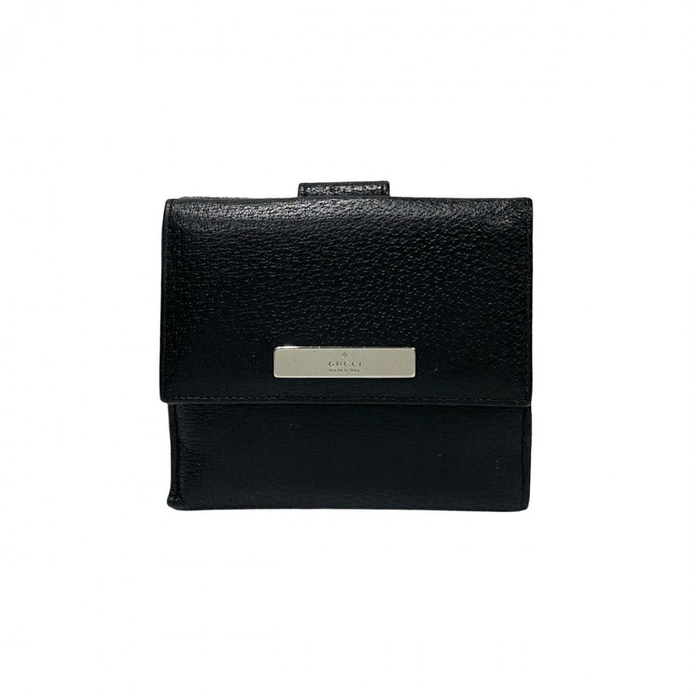 GUCCI Bifold Wallet leather black