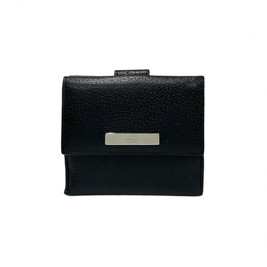 GUCCI Bifold Wallet leather black
