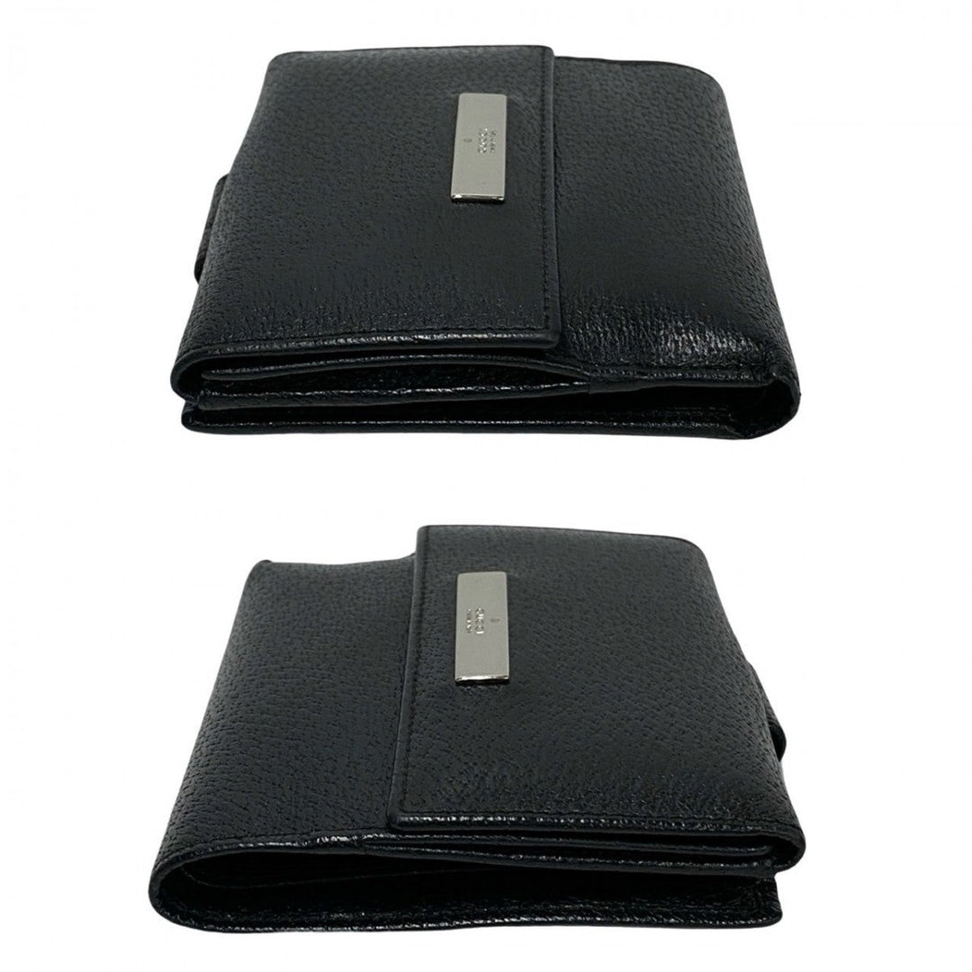 GUCCI Bifold Wallet leather black