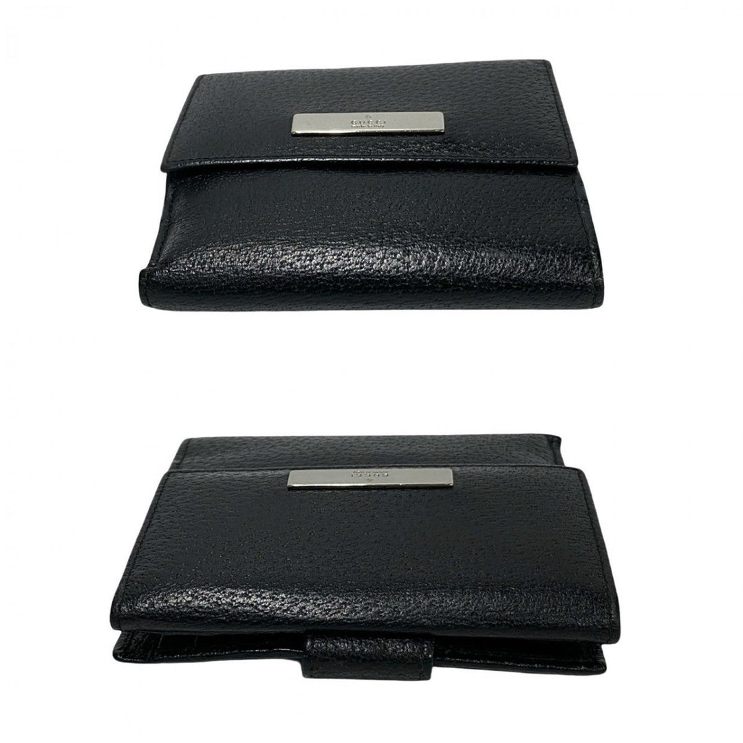 GUCCI Bifold Wallet leather black