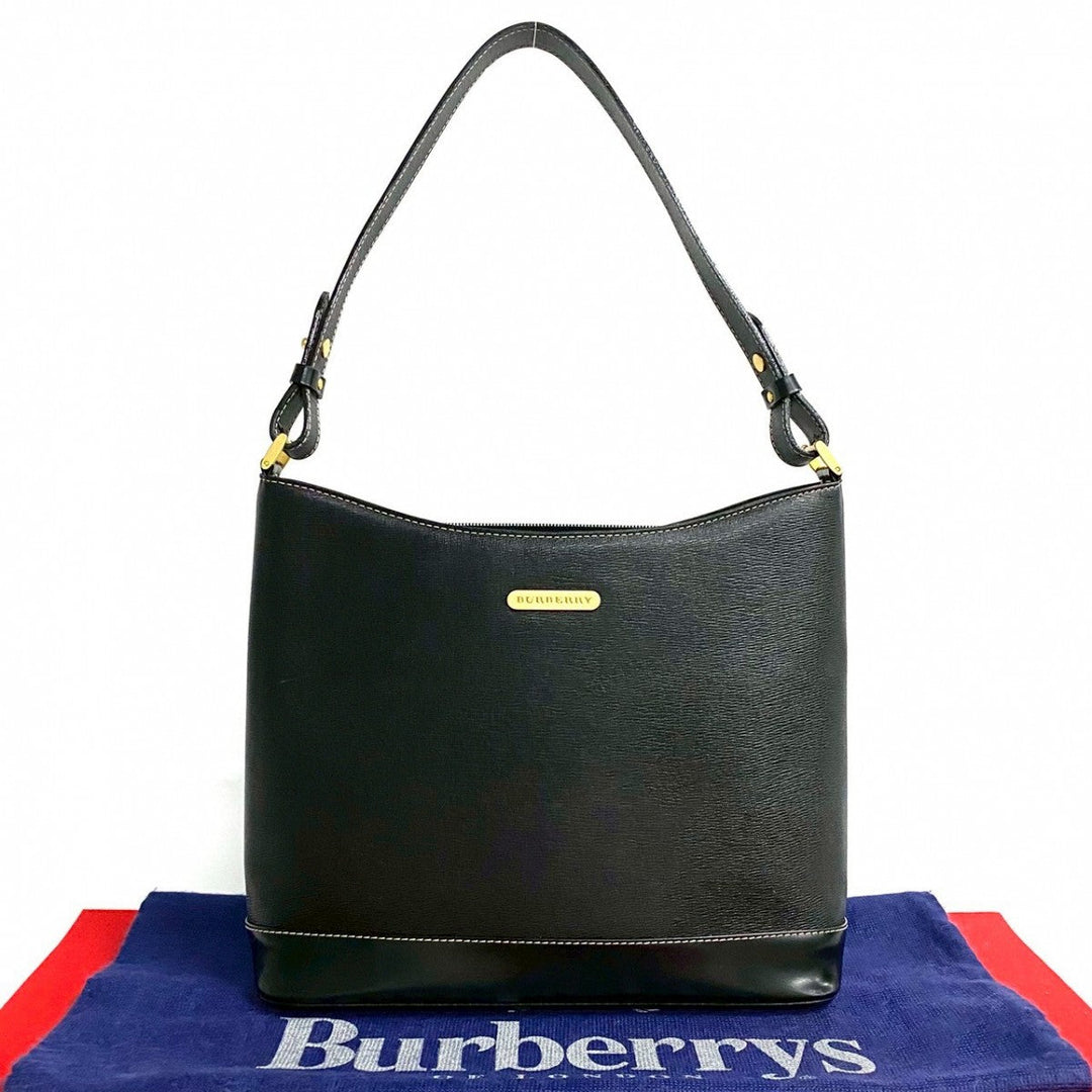 BURBERRY Shoulder Bag leather black