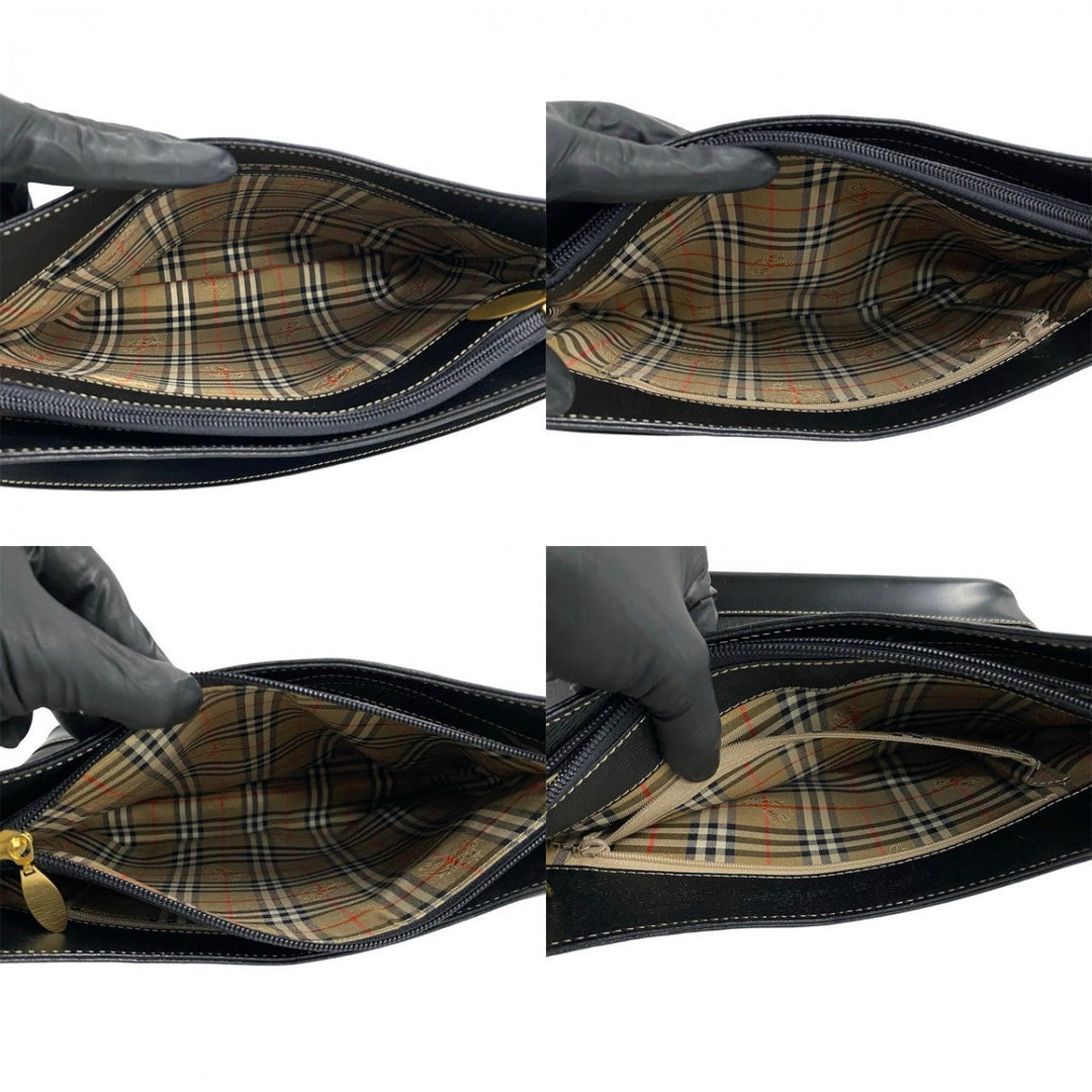 BURBERRY Shoulder Bag leather black