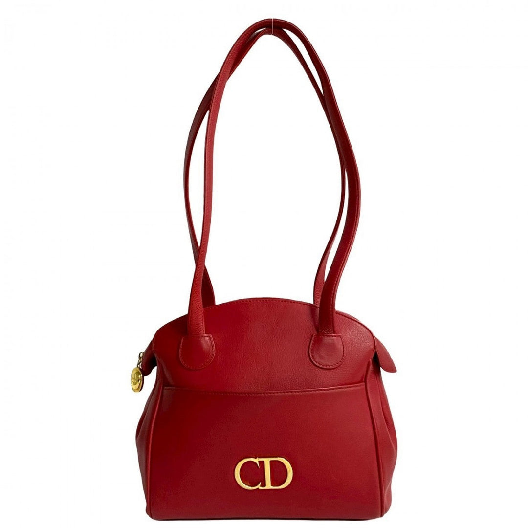 Dior Shoulder Bag leather Red
