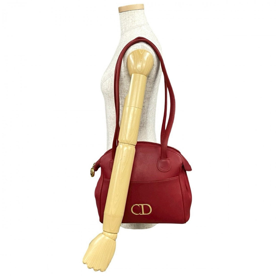 Dior Shoulder Bag leather Red