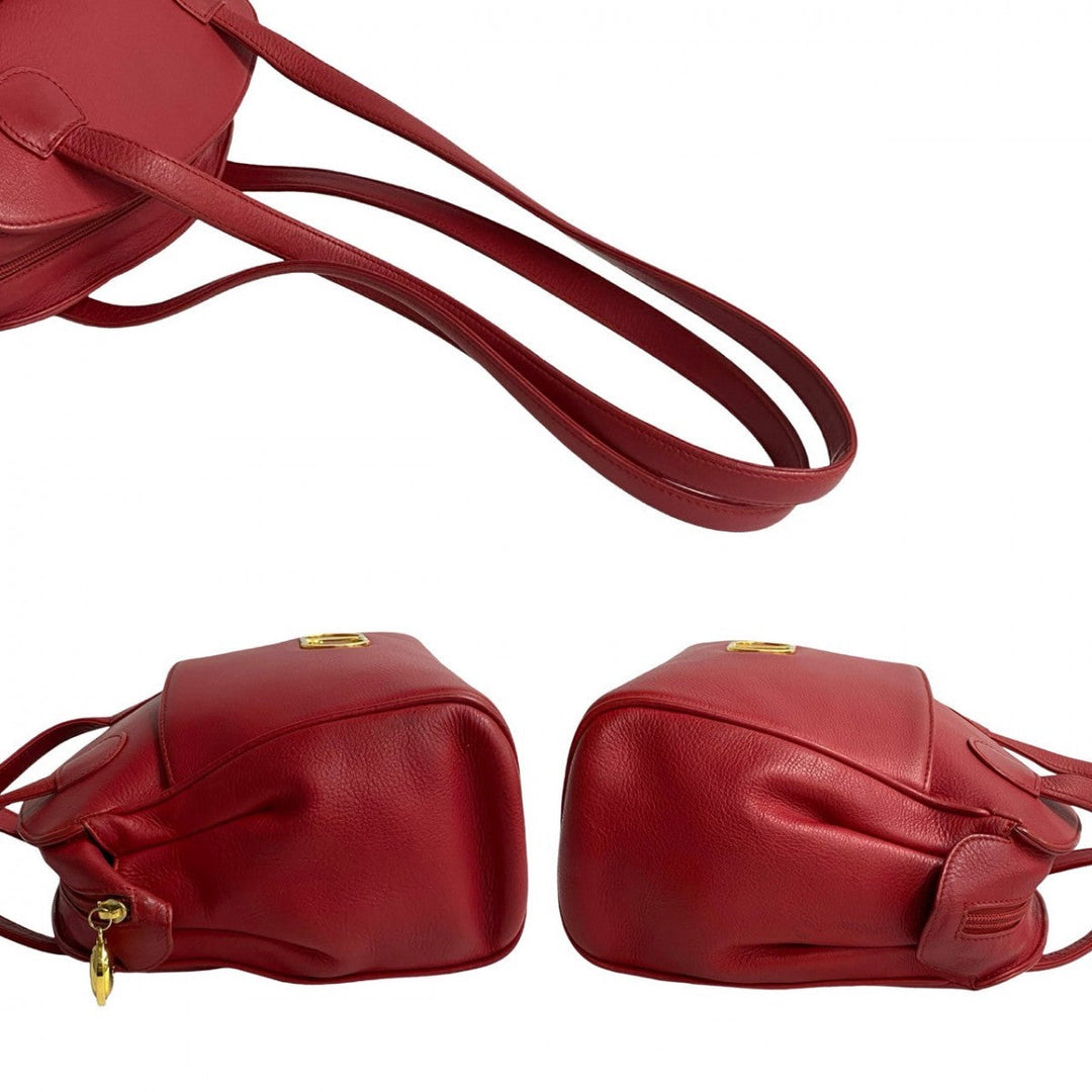 Dior Shoulder Bag leather Red