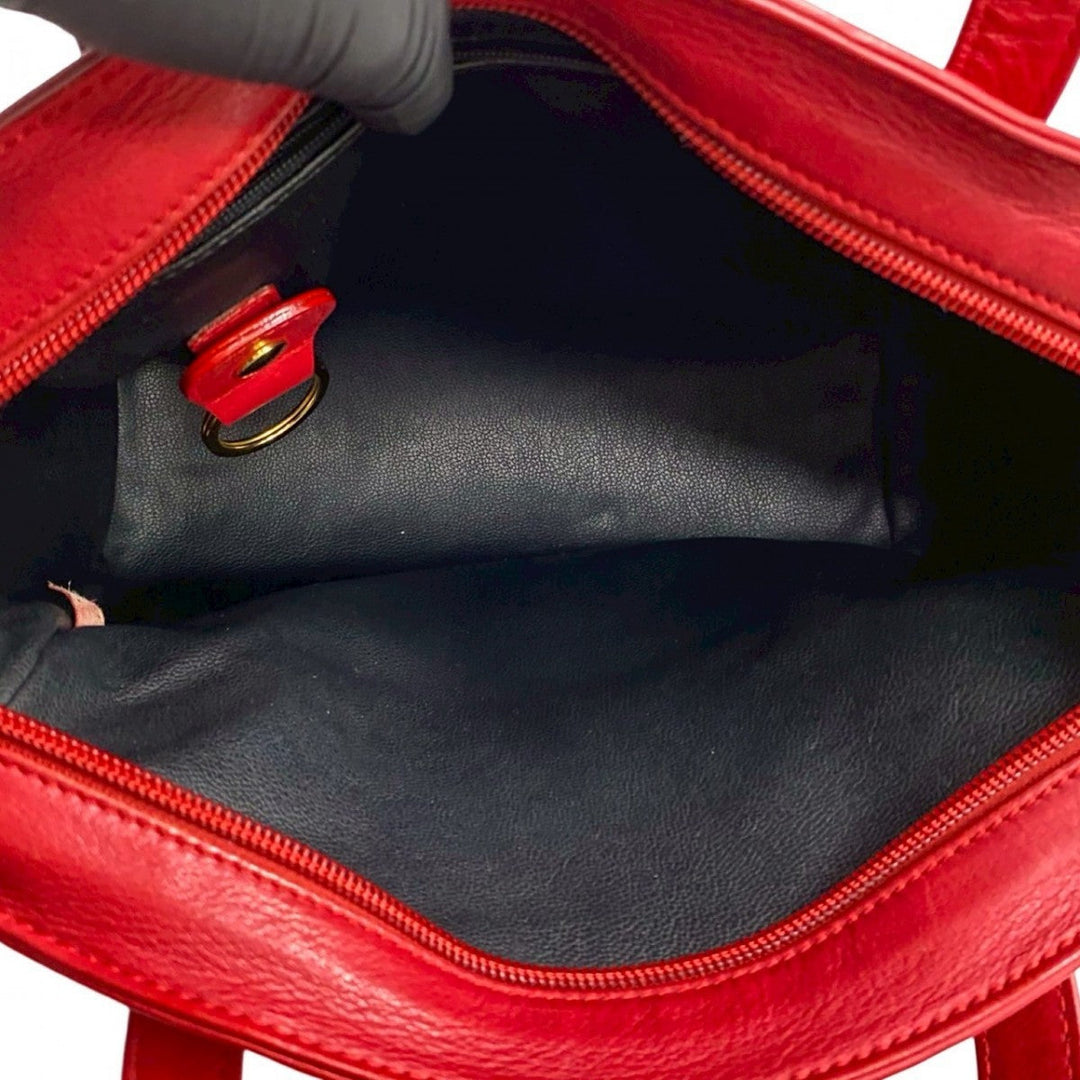 Dior Shoulder Bag leather Red