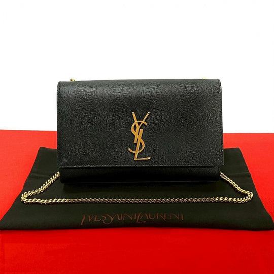 YVES SAINT LAURENT Shoulder Bag leather black