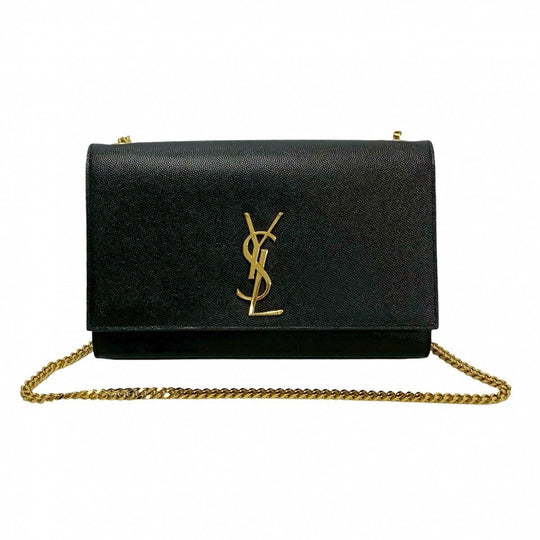 YVES SAINT LAURENT Shoulder Bag leather black
