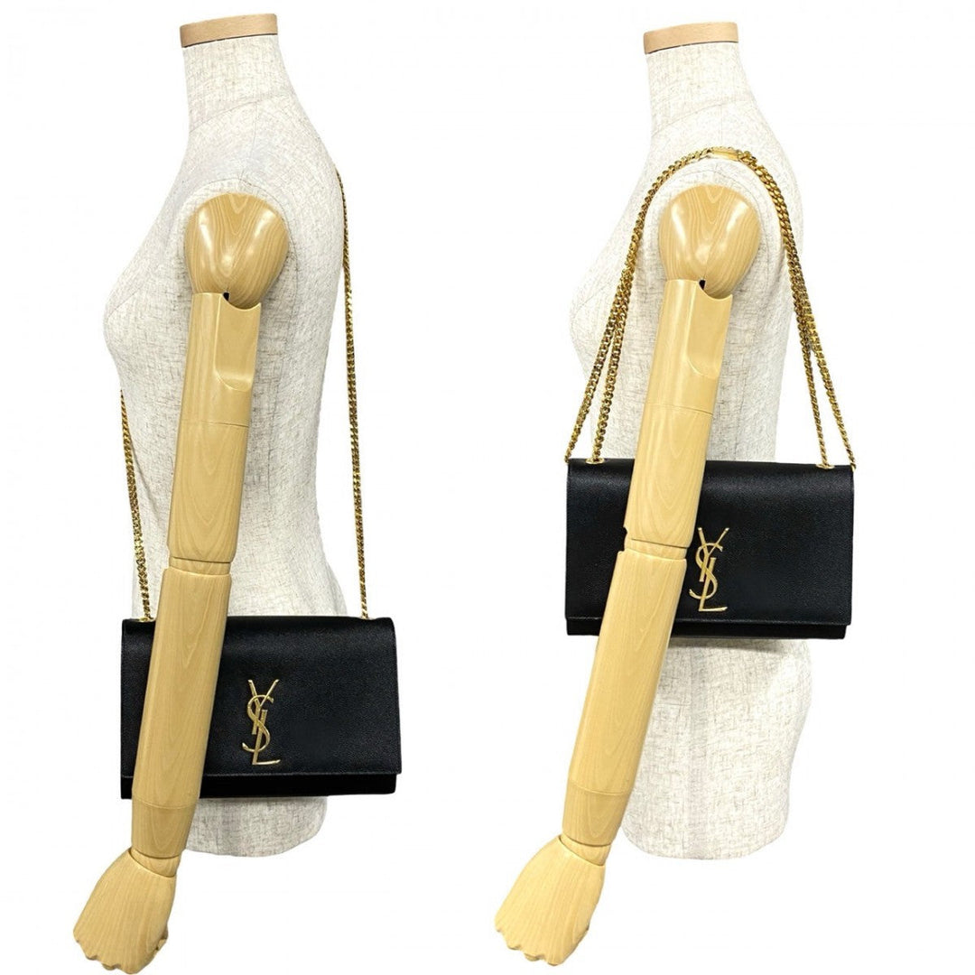 YVES SAINT LAURENT Shoulder Bag leather black