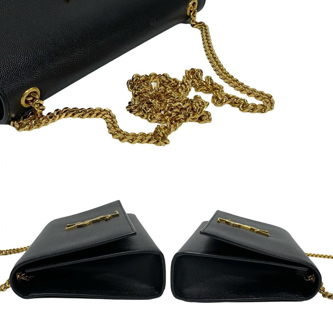 YVES SAINT LAURENT Shoulder Bag leather black