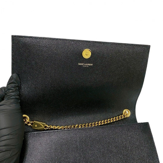 YVES SAINT LAURENT Shoulder Bag leather black