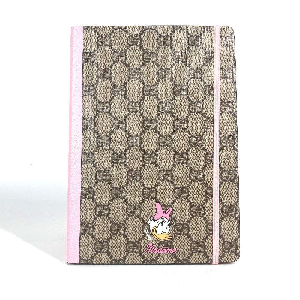 GUCCI Other stationery PVC beige Memo Pad Notebook Stationery Disney collaboration DISNEY Daisy Duck GG Supreme Women Used Authentic