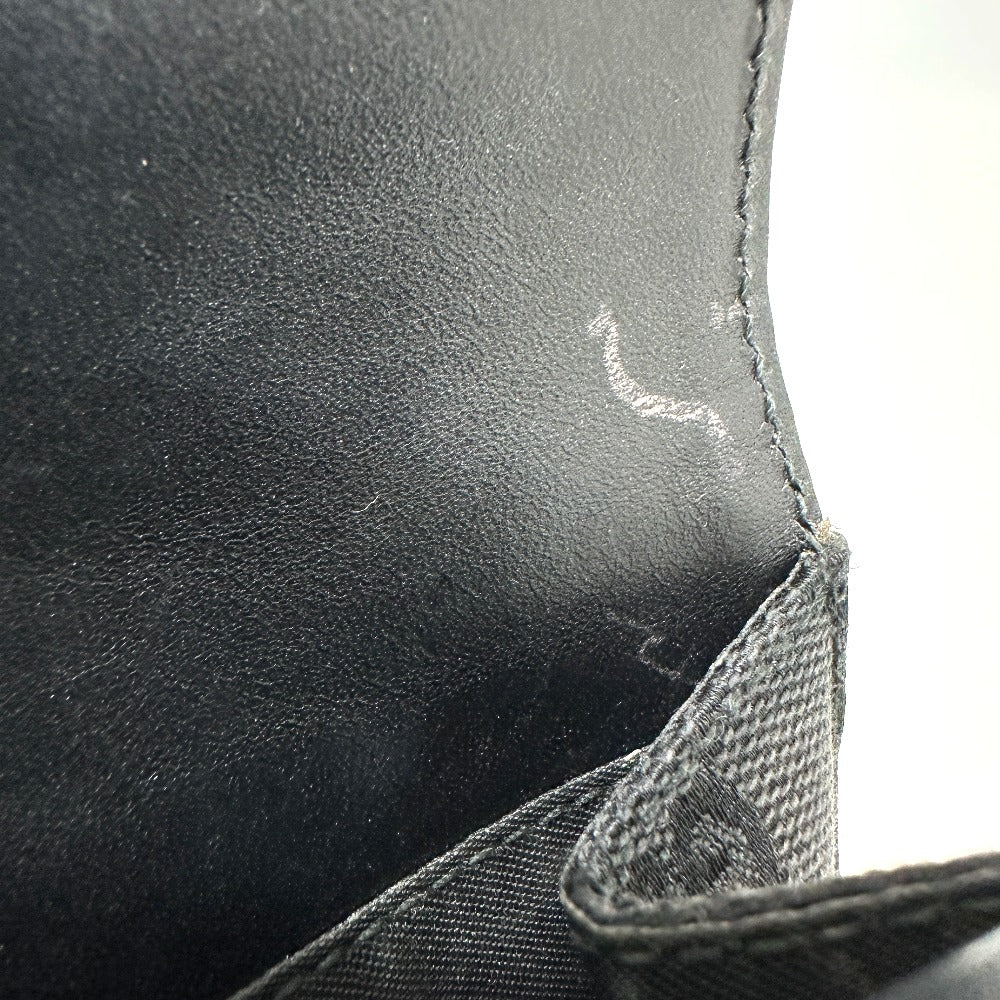 GUCCI Pouch 39.0911 GG canvas black GG Cosmetics Pouch Women Used Authentic