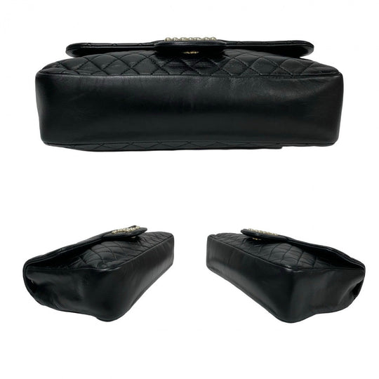 CHANEL Shoulder Bag Fake pearl black Matrasse Westminster