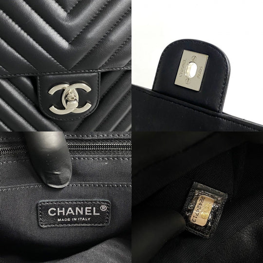 CHANEL Backpack lambskin black