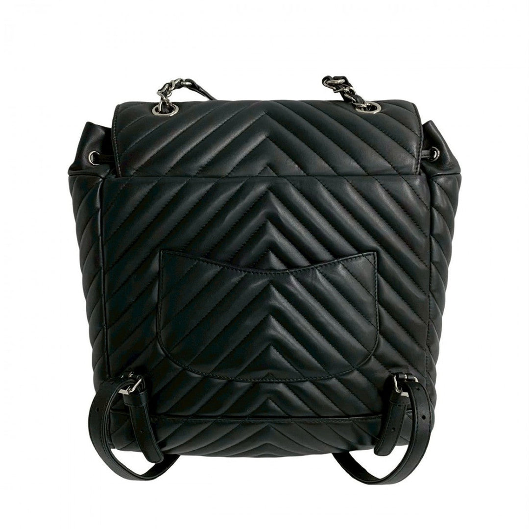 CHANEL Backpack lambskin black