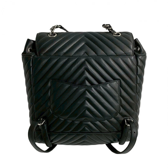 CHANEL Backpack lambskin black