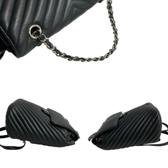 CHANEL Backpack lambskin black