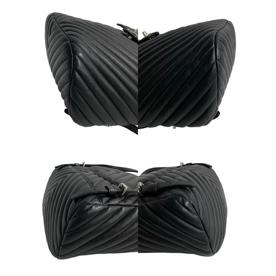 CHANEL Backpack lambskin black