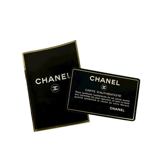 CHANEL Handbag lambskin black Matrasse Double face