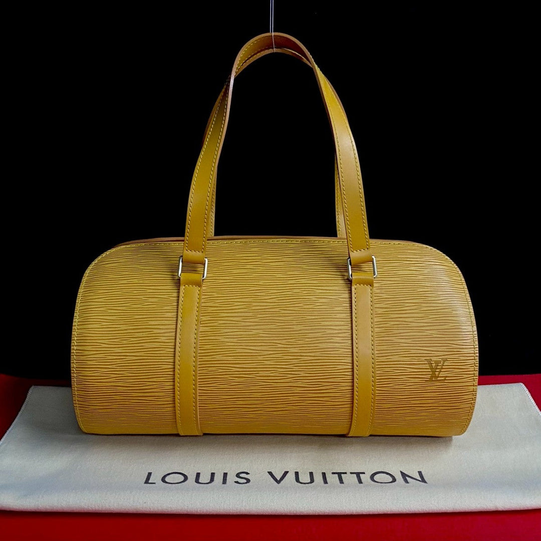 LOUIS VUITTON Handbag M52229 Epi Leather yellow Epi Suflo