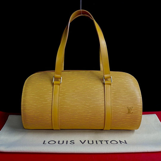 LOUIS VUITTON Handbag M52229 Epi Leather yellow Epi Suflo