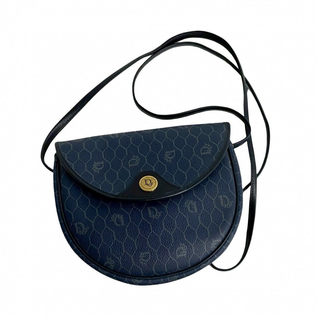 Dior Shoulder Bag leather Navy