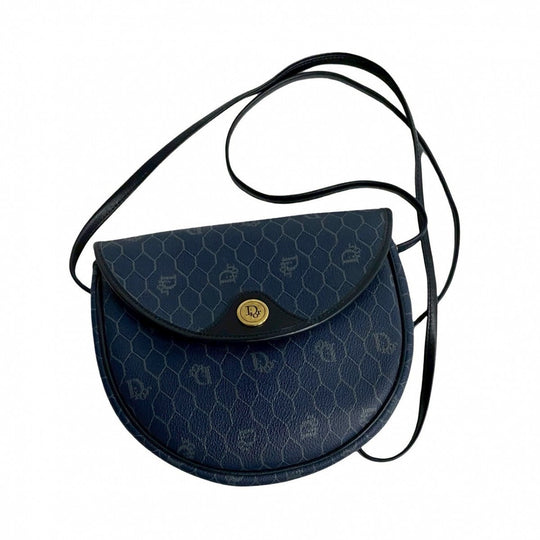 Dior Shoulder Bag leather Navy