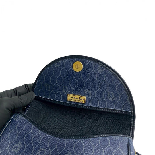 Dior Shoulder Bag leather Navy