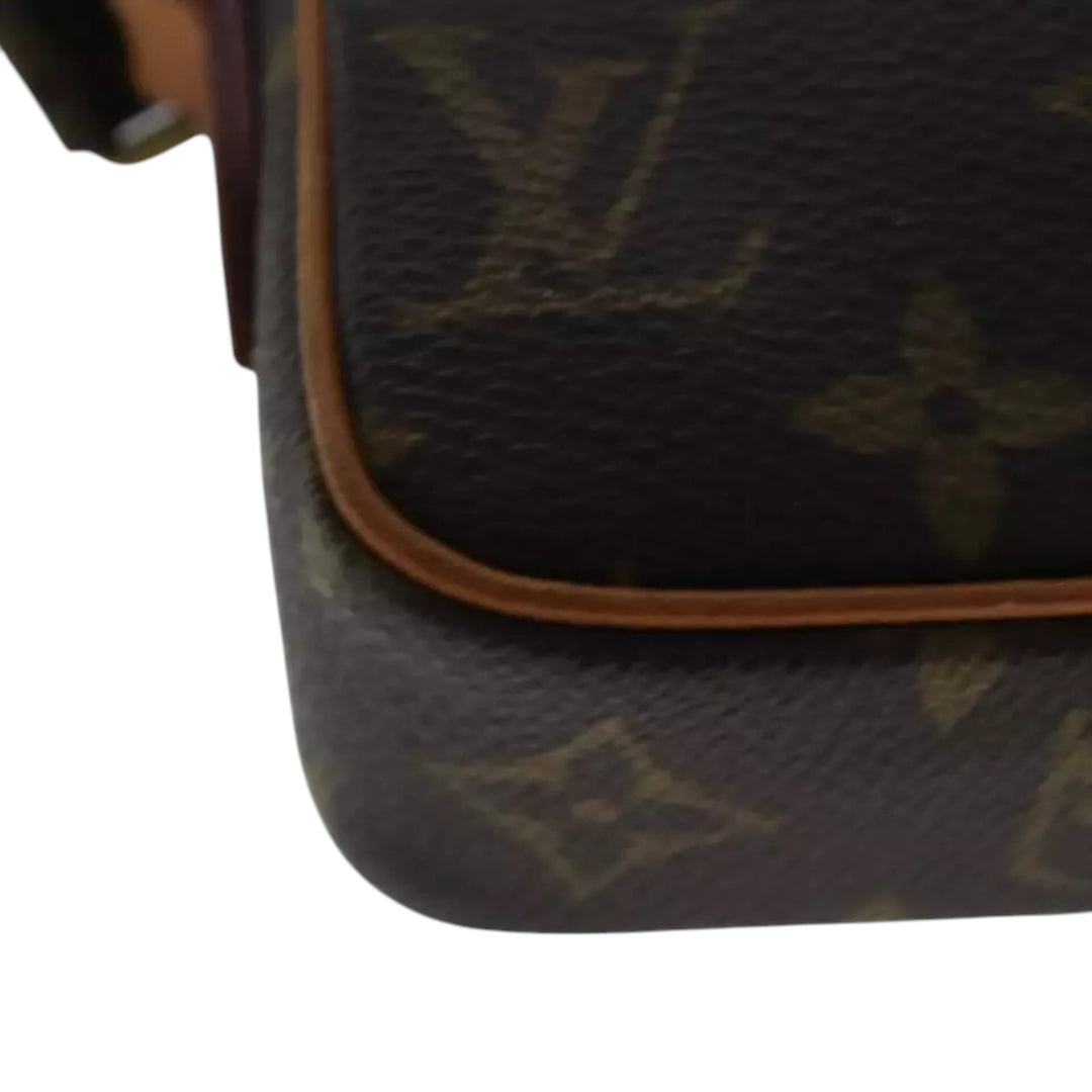 Louis Vuitton Vintage Monogram Mini Danube Shoulder Bag Brown Unisex