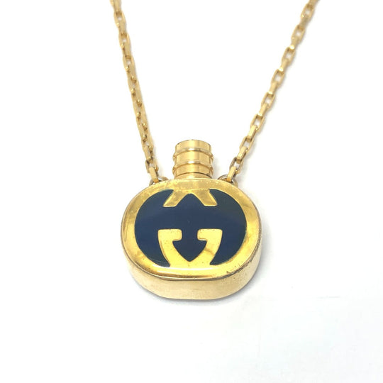 GUCCI Necklace Gold Plated gold GG Perfume Bottle