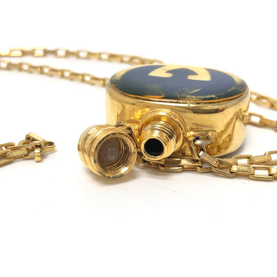 GUCCI Necklace Gold Plated gold GG Perfume Bottle