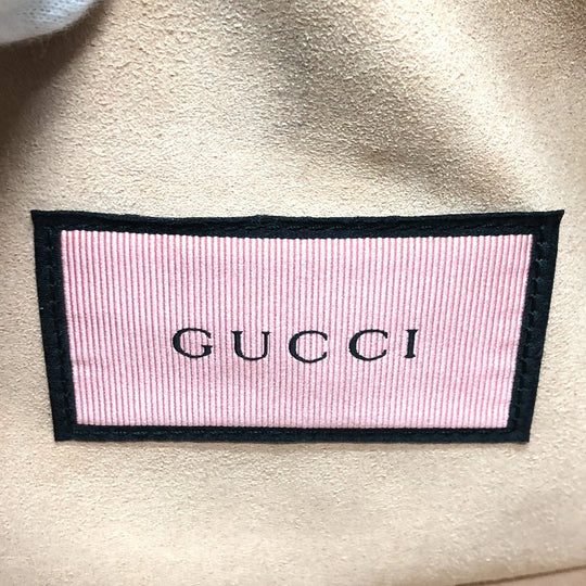 GUCCI Shoulder Bag 447632 leather Gold Metal GG Marmont Ghost unisex(Unisex) Used Authentic