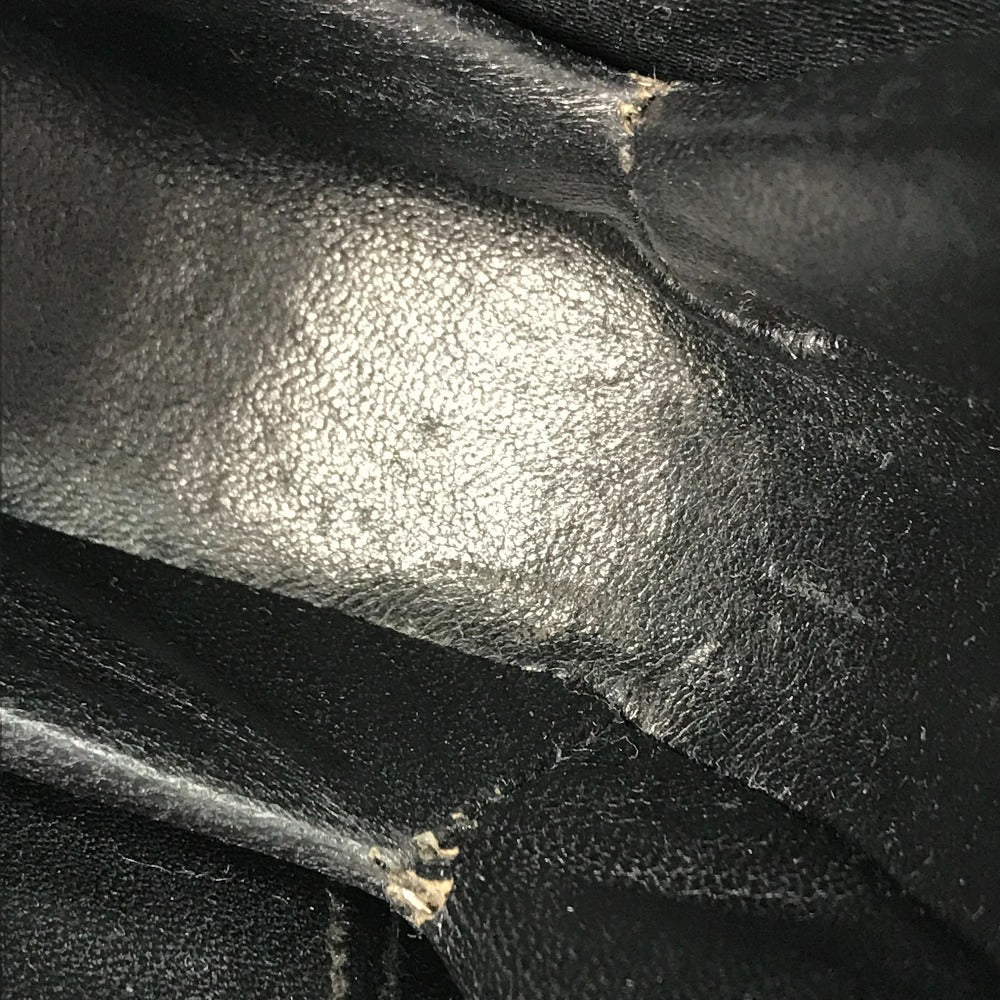 GUCCI Shoulder Bag leather black Old Gucci horsebit old gucci